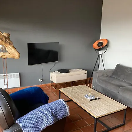 Apartment T2 Traversant Avec Grande Terrasse Et Piscine