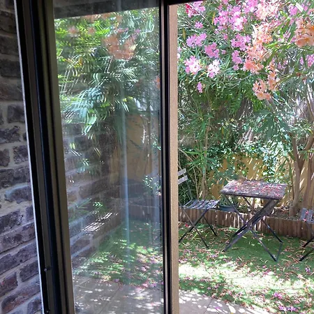 T2 Traversant Avec Grande Terrasse Et Piscine